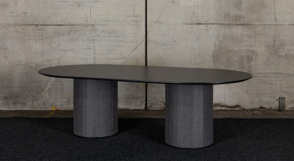 Accent Pila Boardroom Table Double D End
