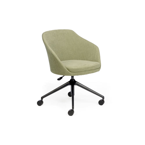 Chair Solutions Annette Castors Italian-4 Black Chair