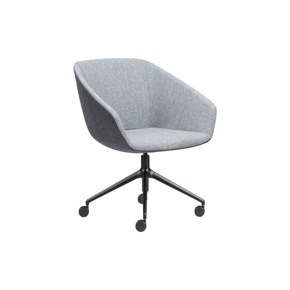 Chair Solutions Brek Castors Italian-4 Black Chair