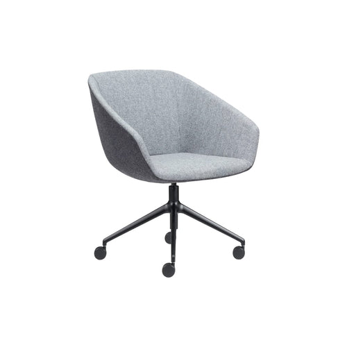Chair Solutions Brek Castors Italian-4 Black Chair