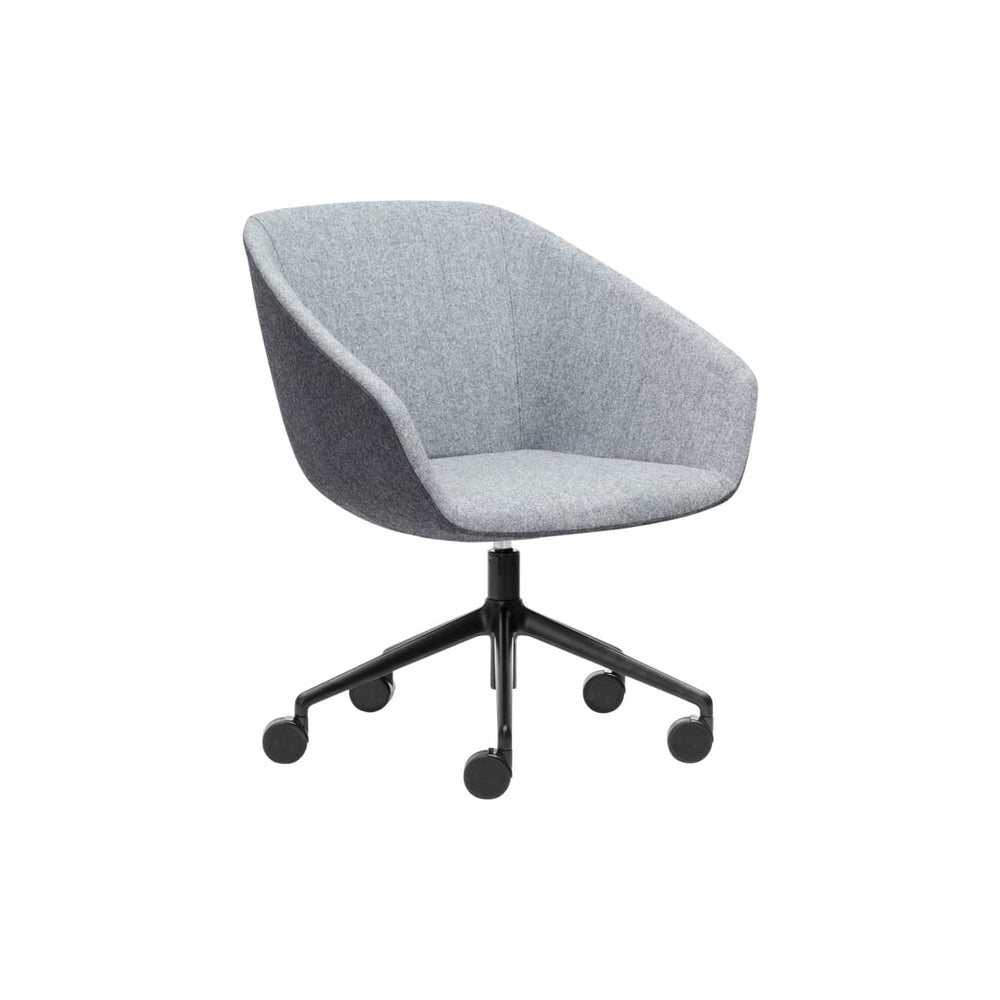 Chair Solutions Brek Castors Italian-5 Black Chair