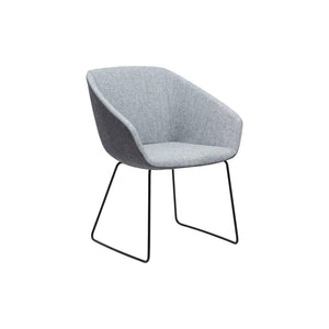 Chair Solutions Brek Sled Black Chair