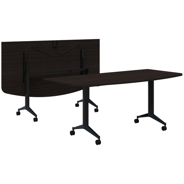Accent Boost Flip Table - D Shape Top