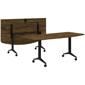 Accent Boost Flip Table - D Shape Top