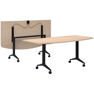 Accent Boost Flip Table - D Shape Top