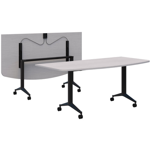 Accent Boost Flip Table - D Shape Top