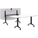 Accent Boost Flip Table - D Shape Top