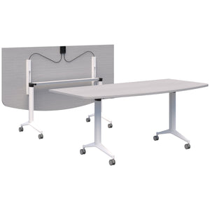 Accent Boost Flip Table - D Shape Top