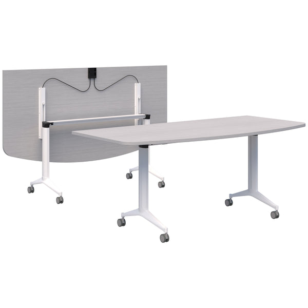Accent Boost Flip Table - D Shape Top