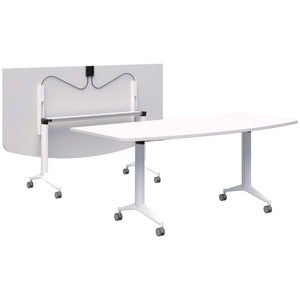 Accent Boost Flip Table - D Shape Top