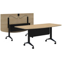 Accent Boost Flip Table - D Shape Top with Modesty