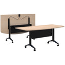 Accent Boost Flip Table - D Shape Top with Modesty