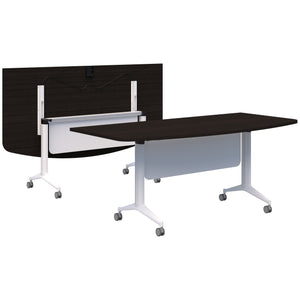 Accent Boost Flip Table - D Shape Top with Modesty