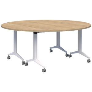 Accent Boost Round Flip Table