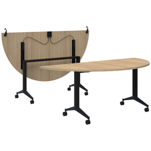Accent Boost Semi-Circular Flip Table