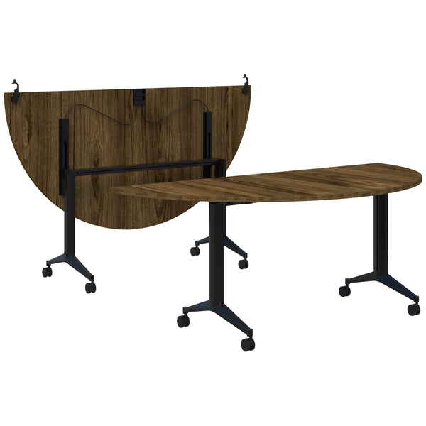 Accent Boost Semi-Circular Flip Table
