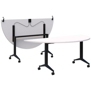 Accent Boost Semi-Circular Flip Table