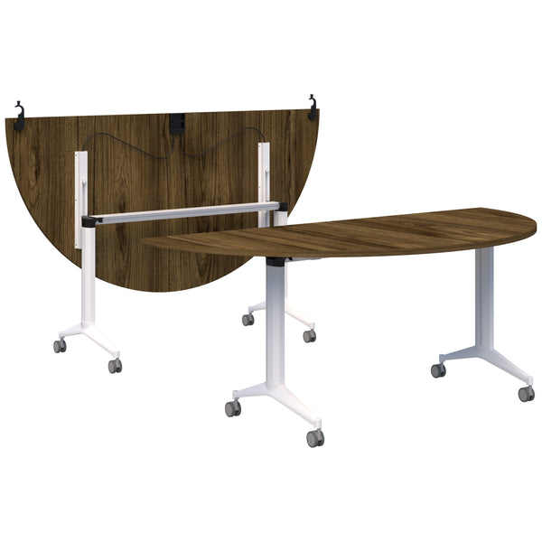 Accent Boost Semi-Circular Flip Table