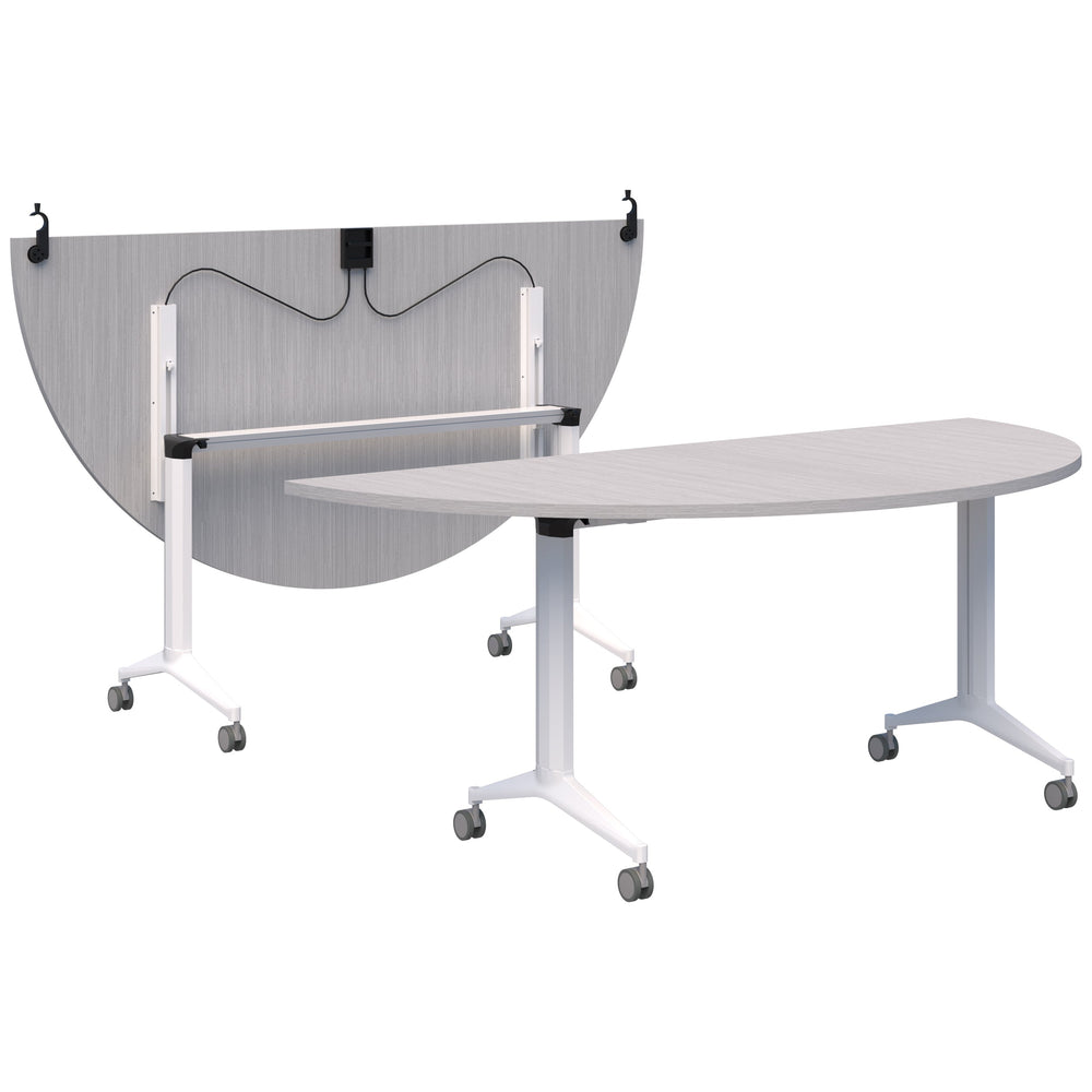 Accent Boost Semi-Circular Flip Table