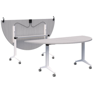 Accent Boost Semi-Circular Flip Table