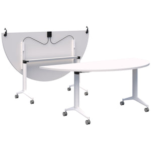 Accent Boost Semi-Circular Flip Table