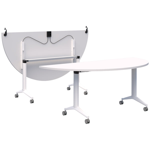 Accent Boost Semi-Circular Flip Table