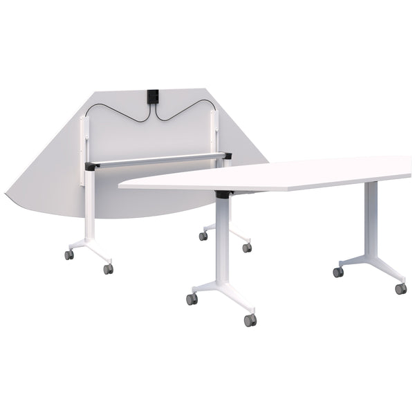Accent Boost Flip Table - Trapezium Top