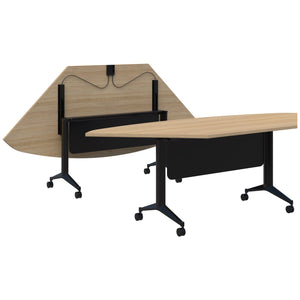 Accent Boost Flip Table - Trapezium Top with Modesty