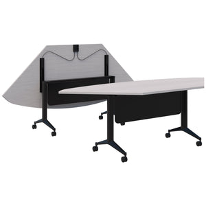 Accent Boost Flip Table - Trapezium Top with Modesty