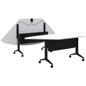 Accent Boost Flip Table - Trapezium Top with Modesty