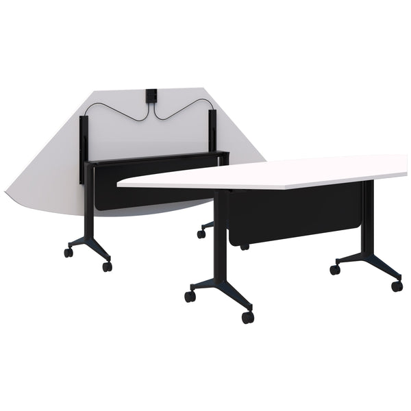 Accent Boost Flip Table - Trapezium Top with Modesty
