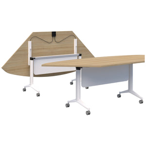 Accent Boost Flip Table - Trapezium Top with Modesty