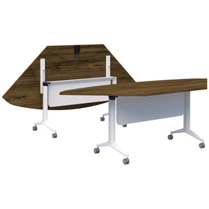 Accent Boost Flip Table - Trapezium Top with Modesty