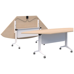 Accent Boost Flip Table - Trapezium Top with Modesty