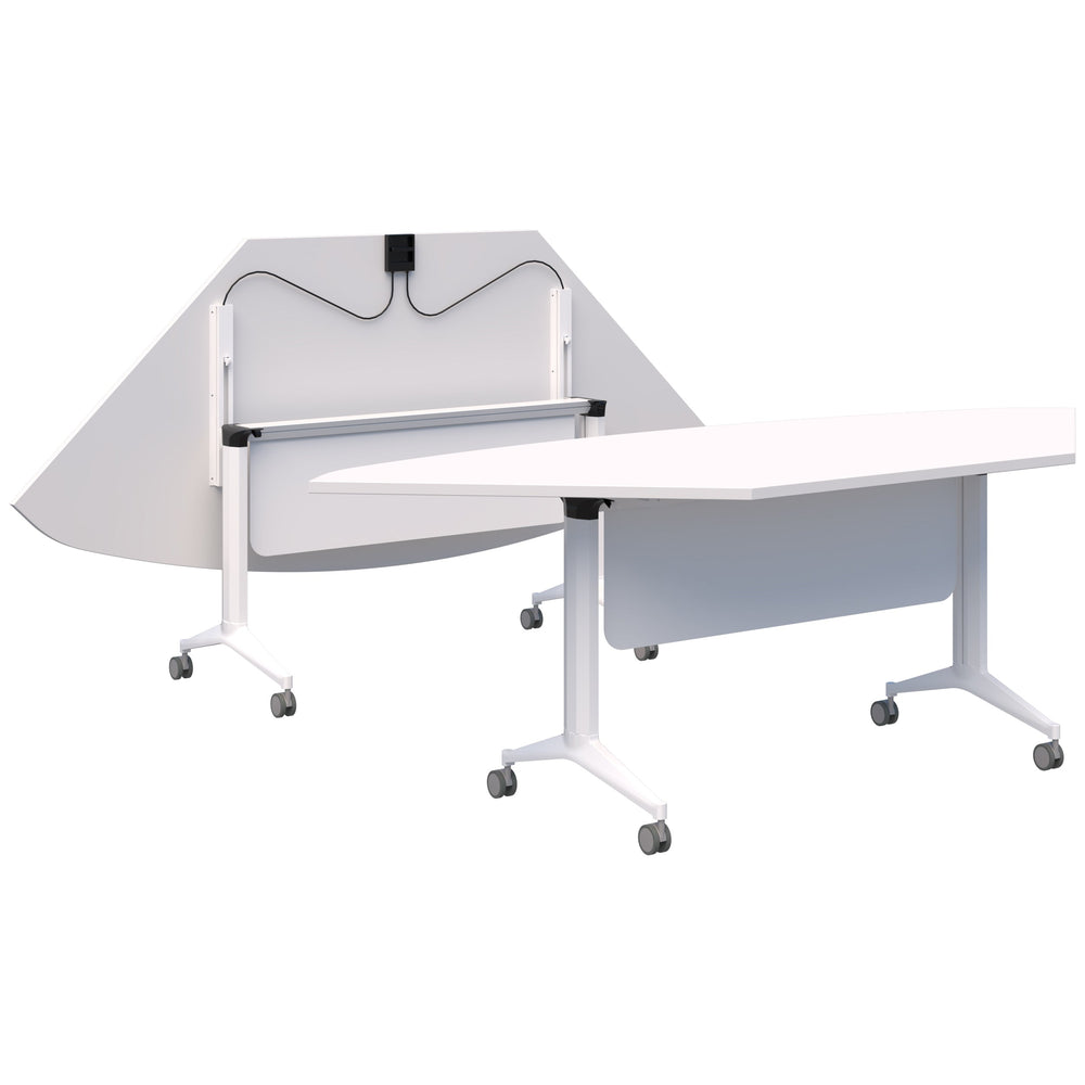 Accent Boost Flip Table - Trapezium Top with Modesty
