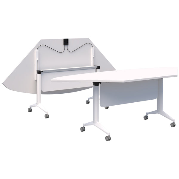 Accent Boost Flip Table - Trapezium Top with Modesty