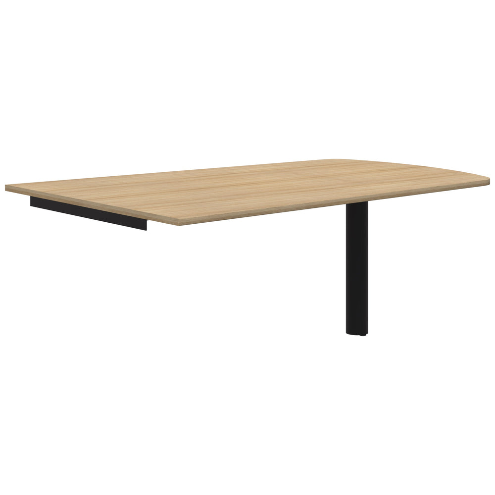 Accent Classic Trapezium Wallmounted Table - Pole Leg