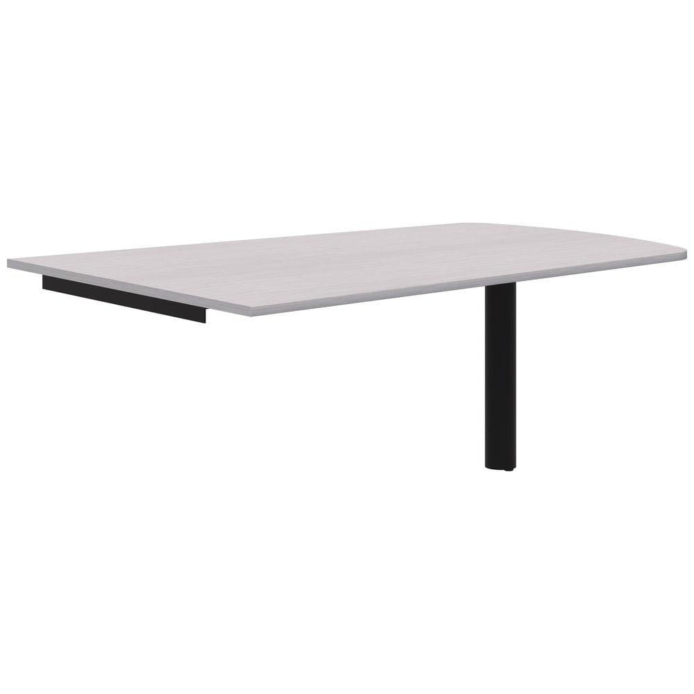 Accent Classic Trapezium Wallmounted Table - Pole Leg