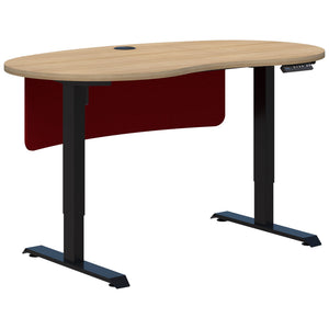 Accent Duo II Electric Desk - Bean Shape inc Modesty