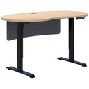 Accent Duo II Electric Desk - Bean Shape inc Modesty
