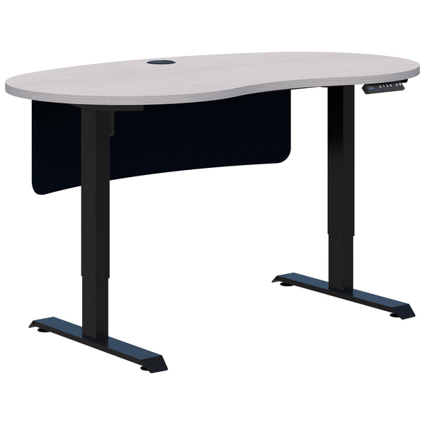 Accent Duo II Electric Desk - Bean Shape inc Modesty