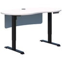 Accent Duo II Electric Desk - Bean Shape inc Modesty