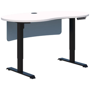 Accent Duo II Electric Desk - Bean Shape inc Modesty