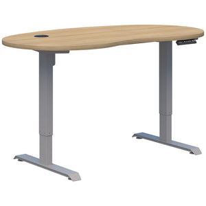 Accent Duo II Electric Desk - Bean Shape