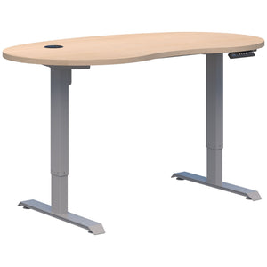 Accent Duo II Electric Desk - Bean Shape
