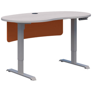 Accent Duo II Electric Desk - Bean Shape inc Modesty