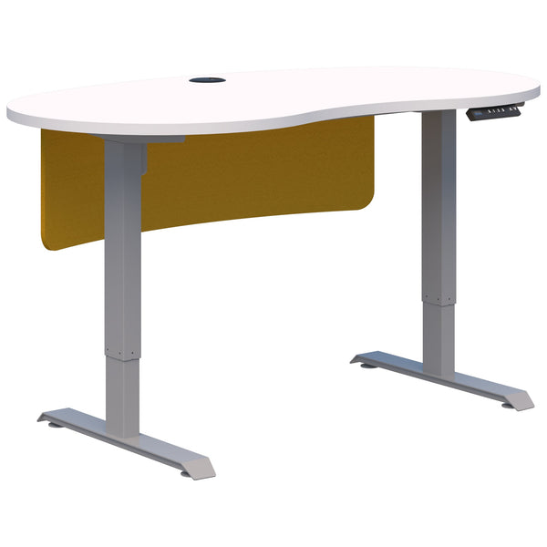 Accent Duo II Electric Desk - Bean Shape inc Modesty