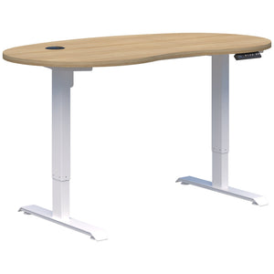 Accent Duo II Electric Desk - Bean Shape