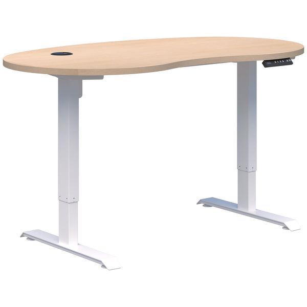 Accent Duo II Electric Desk - Bean Shape