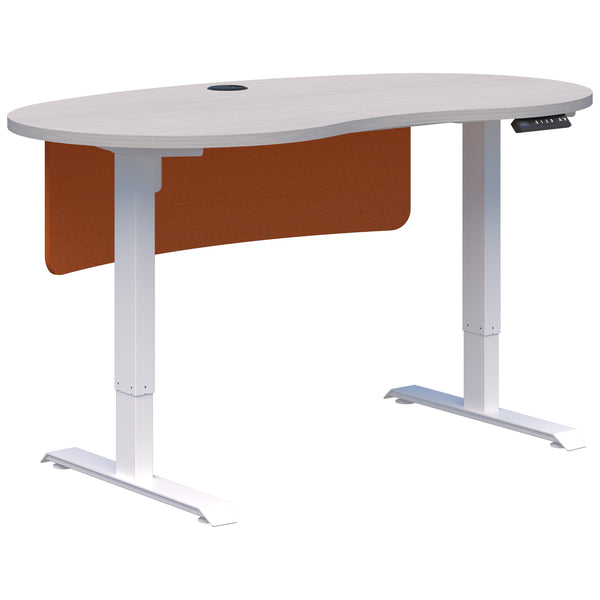 Accent Duo II Electric Desk - Bean Shape inc Modesty